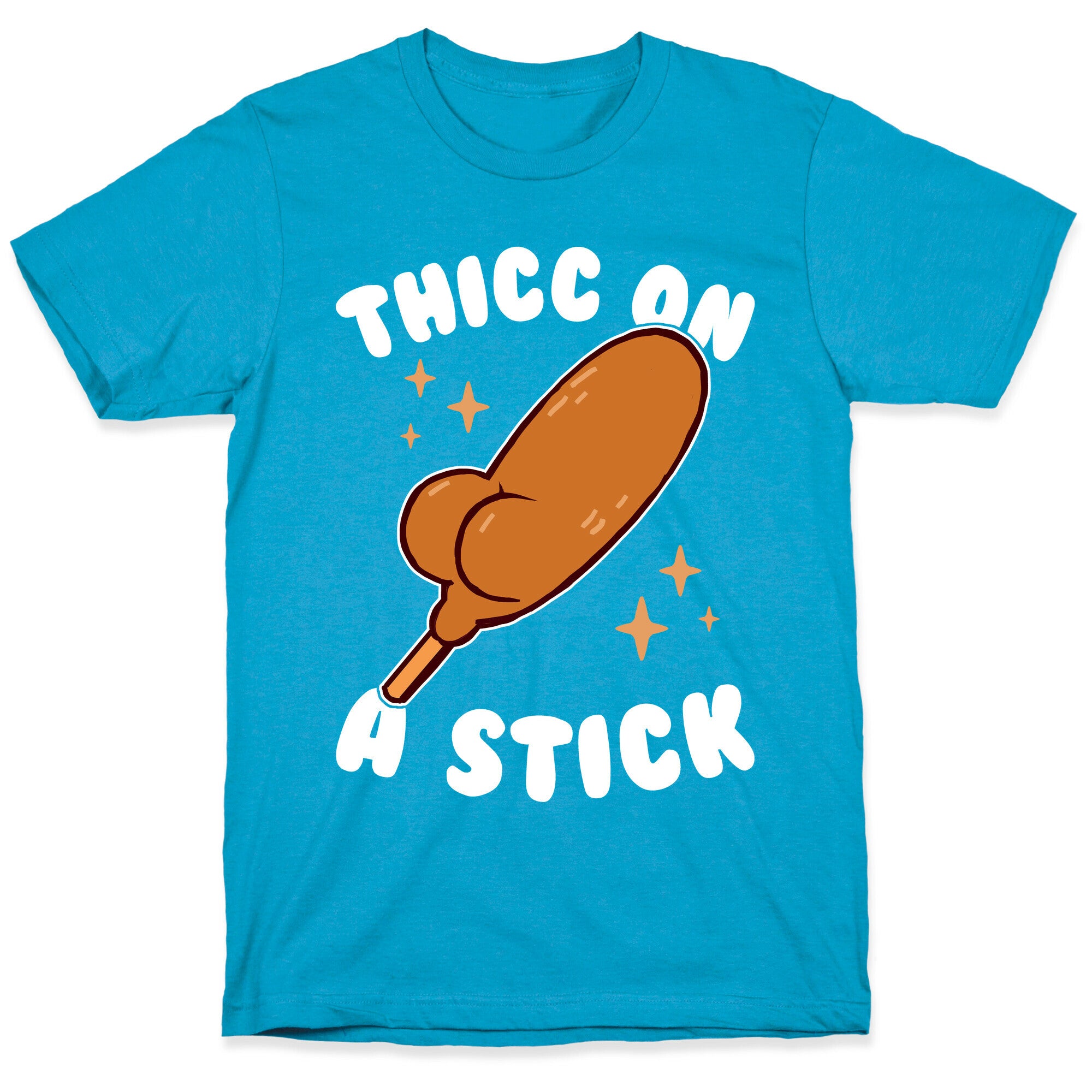 Thicc On A Stick Unisex Triblend Tee